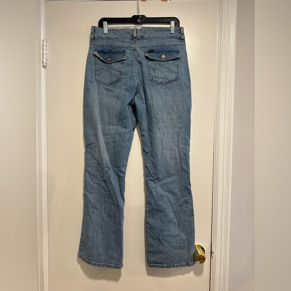Lee Women Sz:12M Natural Bootcut Y2K Jean Just Below The Waist Denim Stretch - Picture 2 of 14